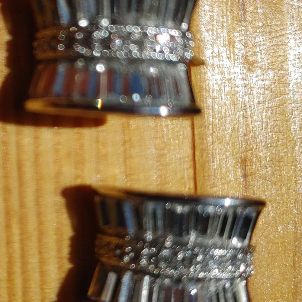 Nolan Miller stud earrings with backs, signed - Picture 14 of 16